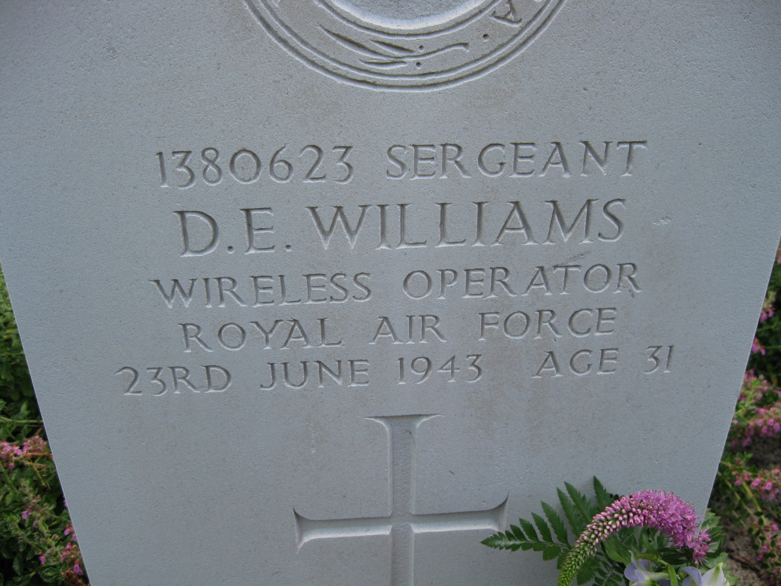 Headstone from recent visit in 2013